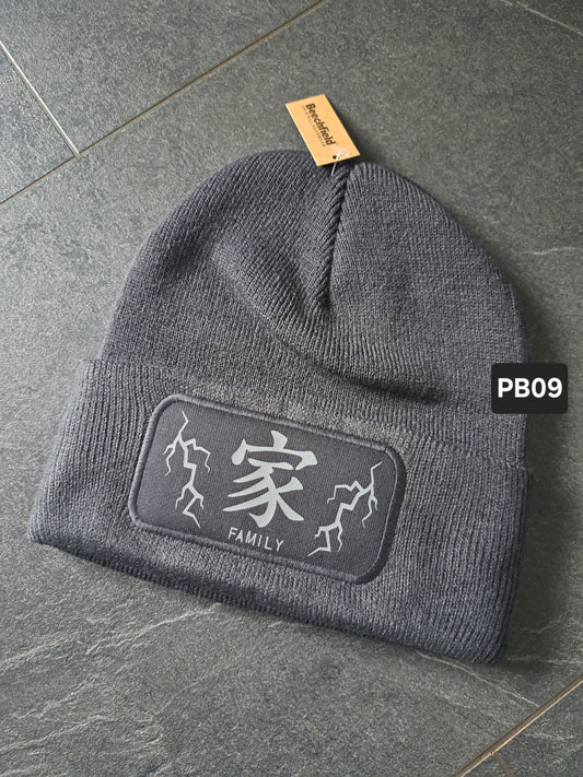 Patch-Beanie Family Blitze
