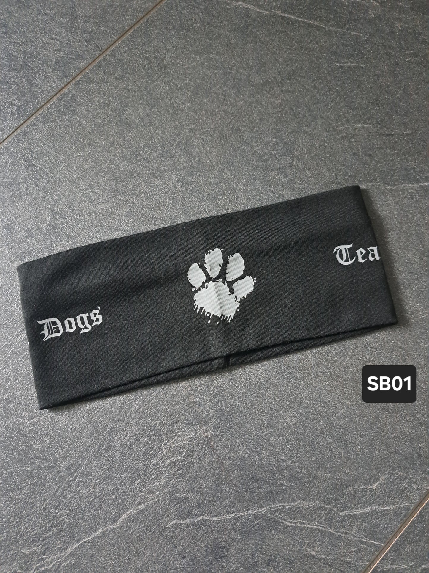 Haar-/Stirnband Hundepfote Team Dogs