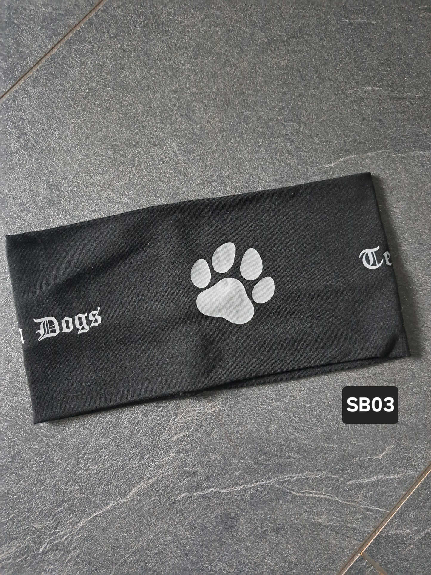 Haar-/Stirnband Hundepfote Team Dogs