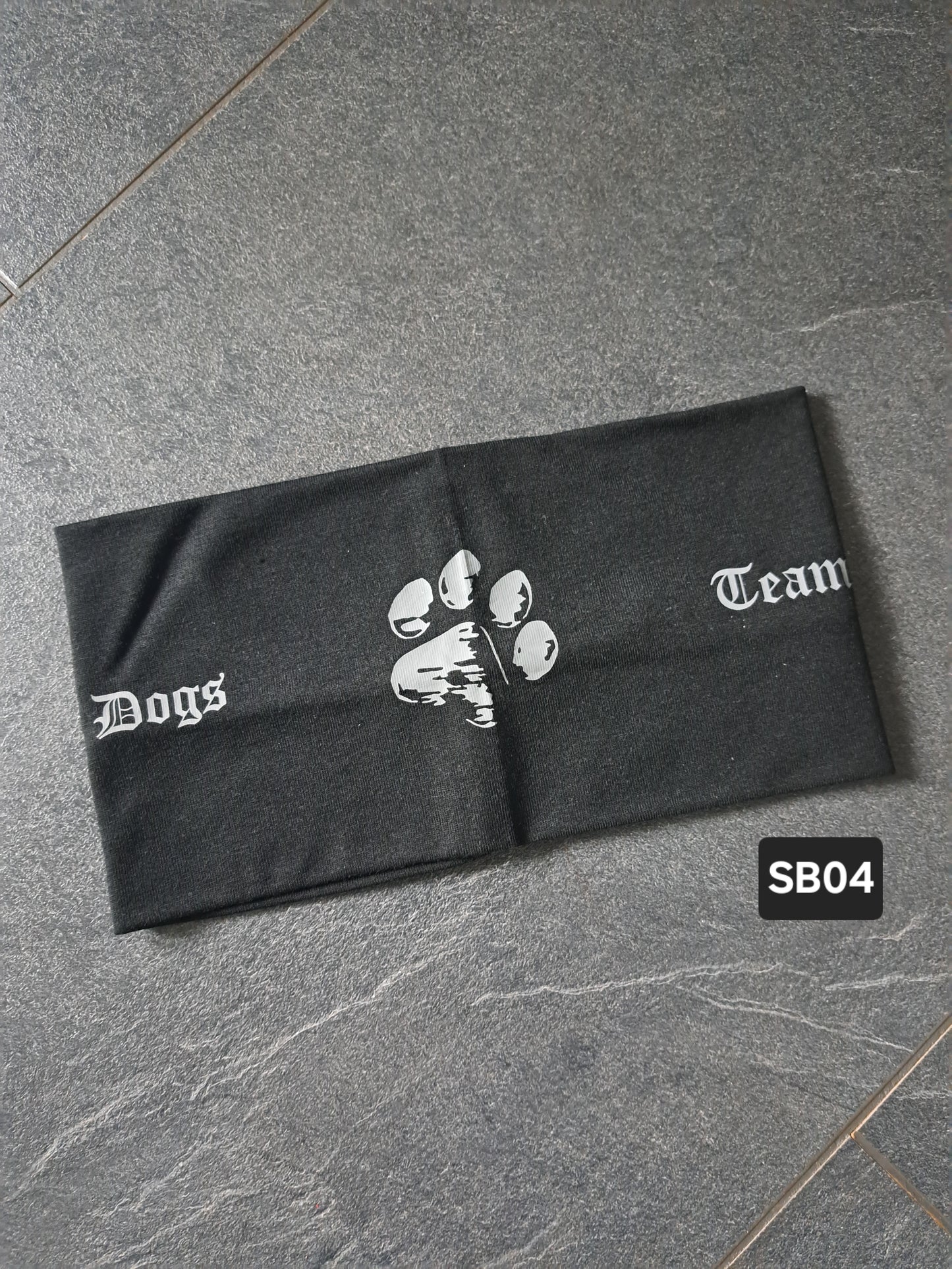 Haar-/Stirnband Hundepfote Team Dogs