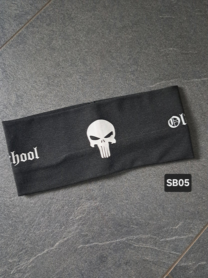 Haar-/Stirnband Punisher Oldschool