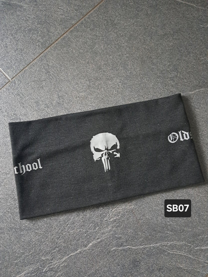 Haar-/Stirnband Punisher Oldschool