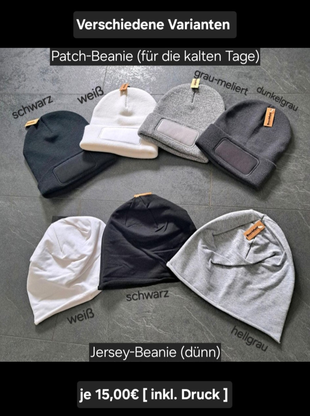 Jersey-Beanie Schlagring Klagt nicht,kämpft!