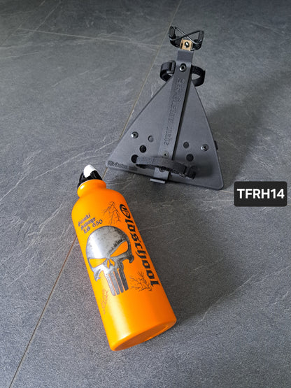 Suzuki Savage LS650 (Tank-)Flasche & Rahmenhalter Punisher Oldscho