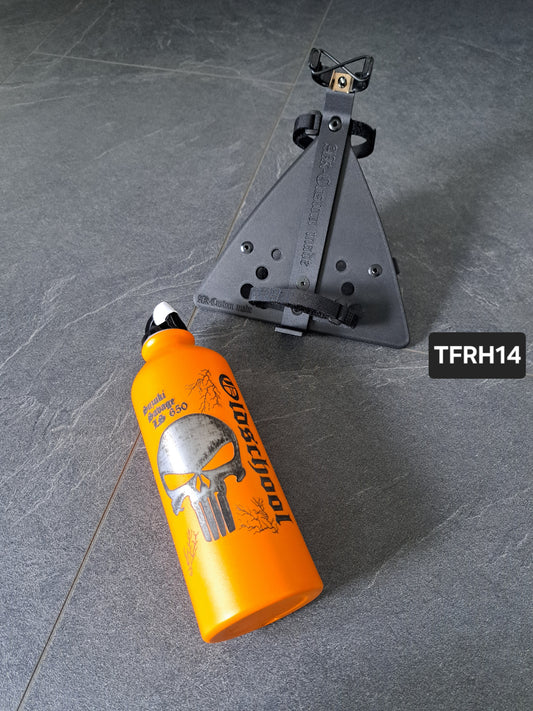 Suzuki Savage LS650 (Tank-)Flasche & Rahmenhalter Punisher Oldscho