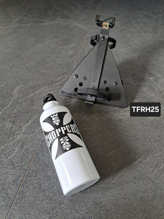 Suzuki Savage LS650 (Tank-)Flasche & Rahmenhalter Eis. Kreuz Oldschool