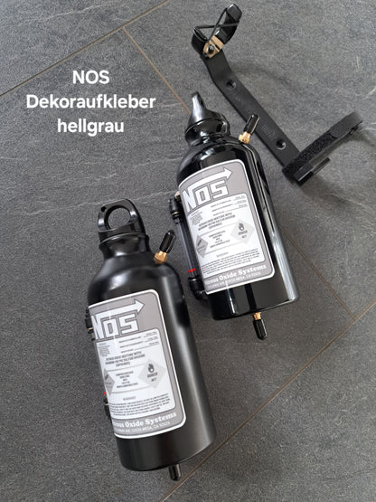 Ausgleichsbehälter NOS "Black-Edition" Dekoraufkleber hellgrau