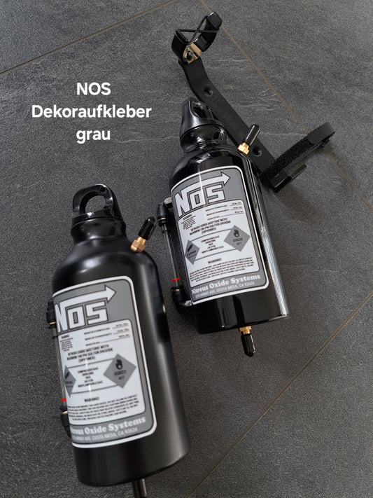 Ausgleichsbehälter NOS "Black-Edition" Dekoraufkleber grau