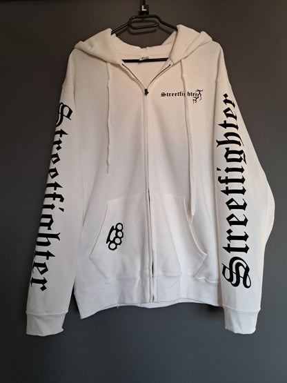 Zip-Hoodie Streetfighter Schlagring Klagt nicht,kämpft!