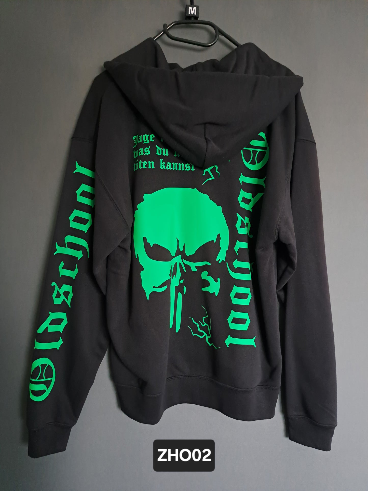 Zip-Hoodie Oldschool Punisher