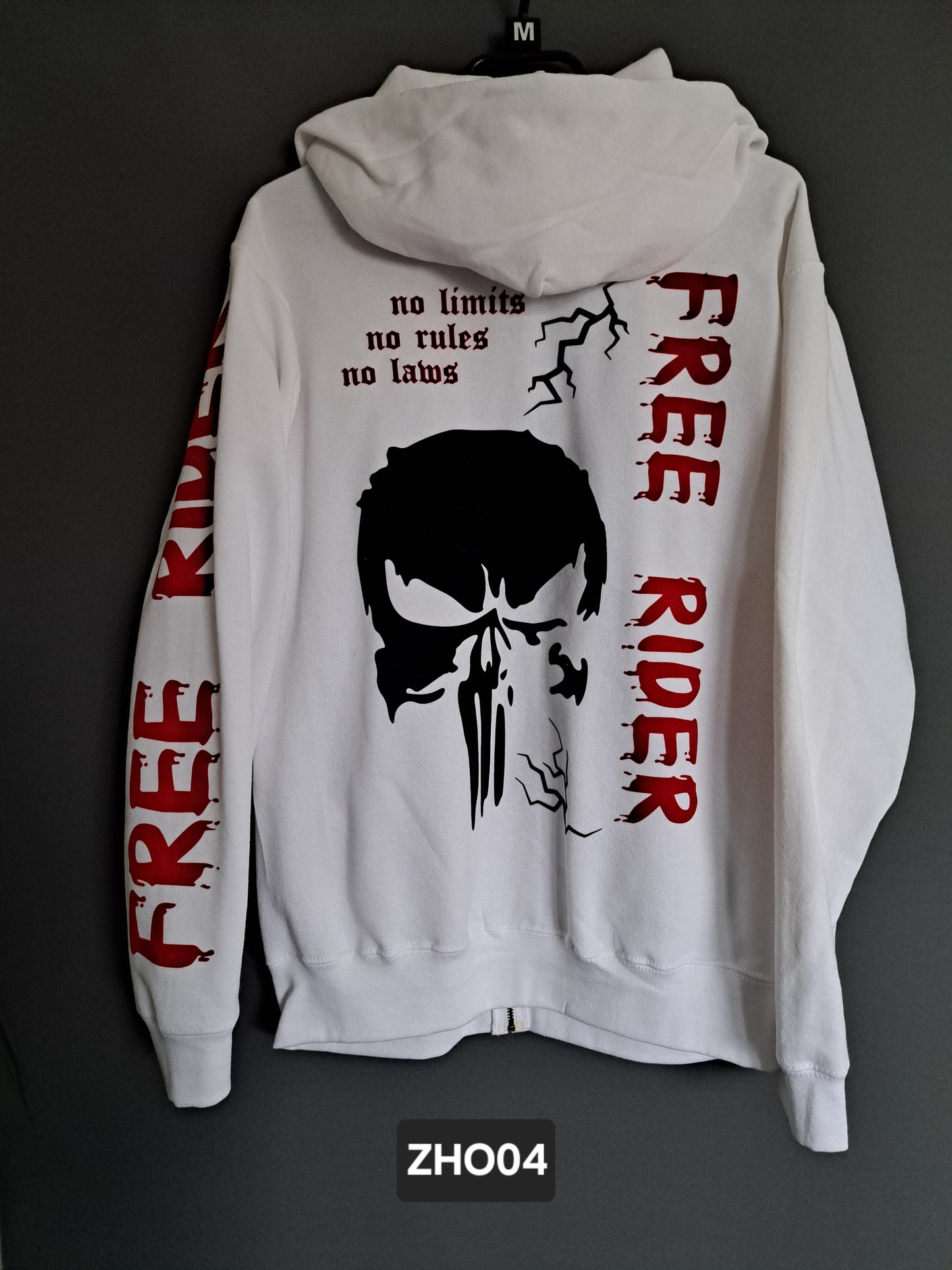 Zip-Hoodie Free Rider Punisher