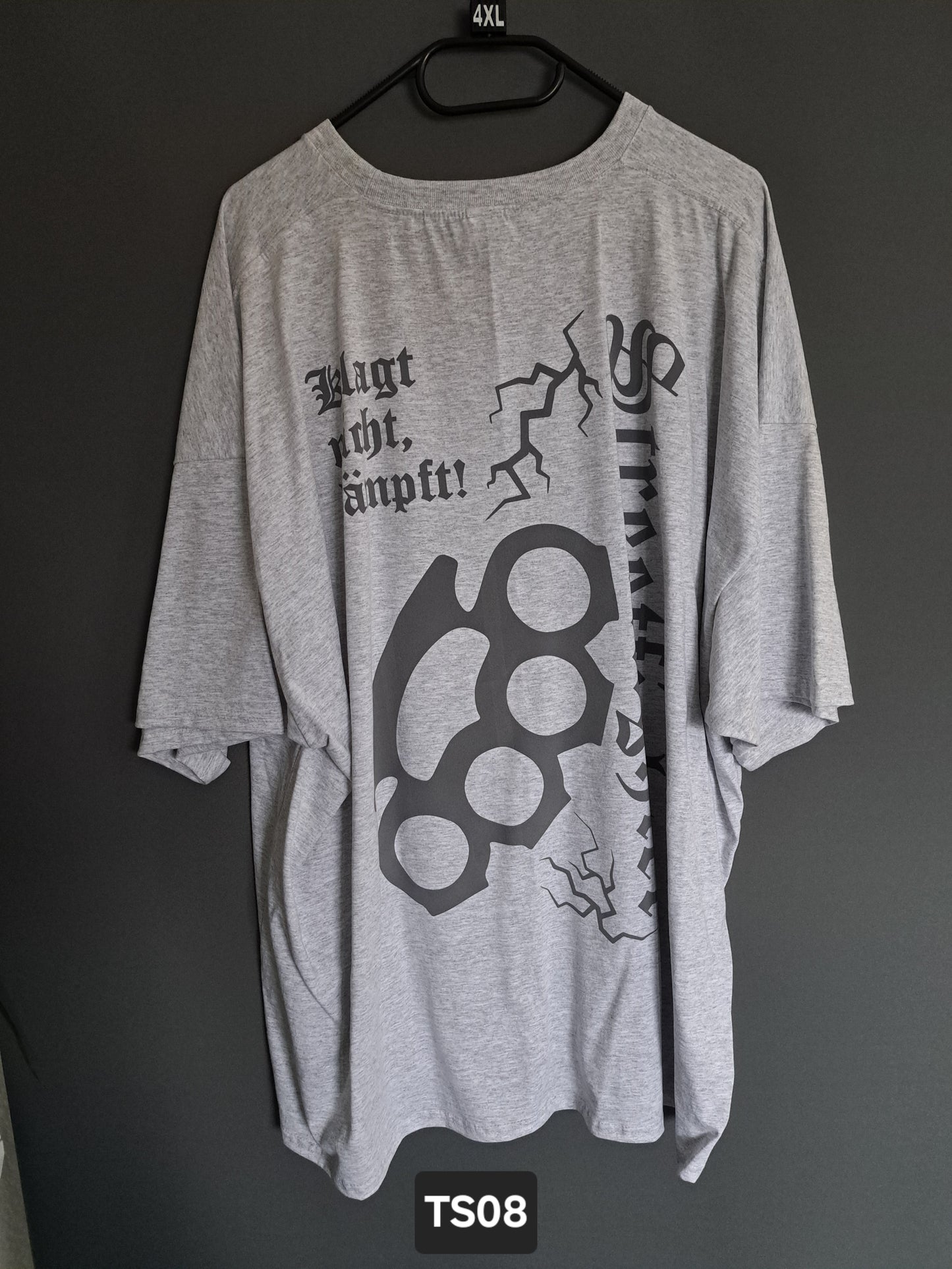 T-Shirt Streetfighter Schlagring Klagt nicht,kämpft!