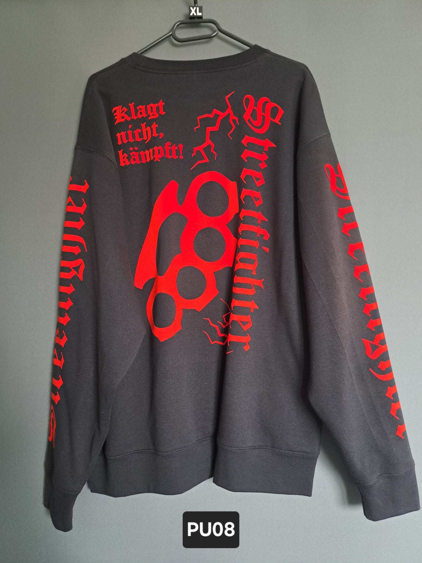 Pullover Streetfighter Schlagring Klagt nicht,kämpft!