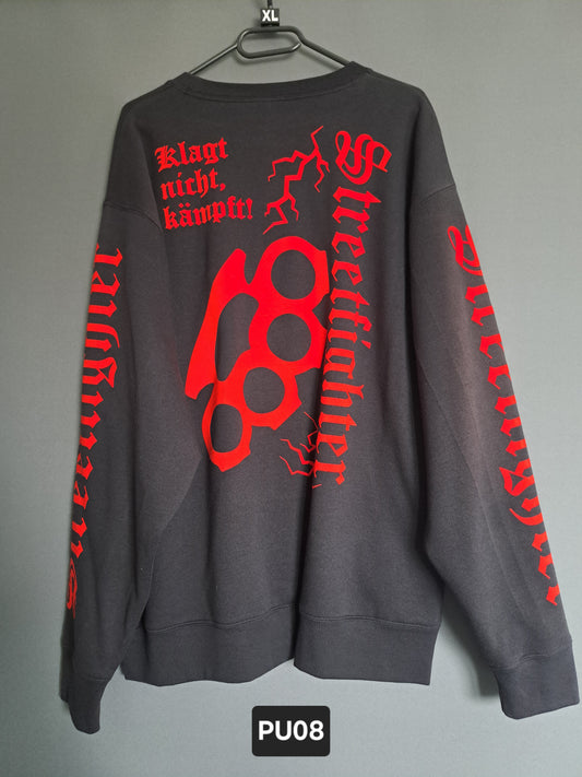 Pullover Streetfighter Schlagring Klagt nicht,kämpft!