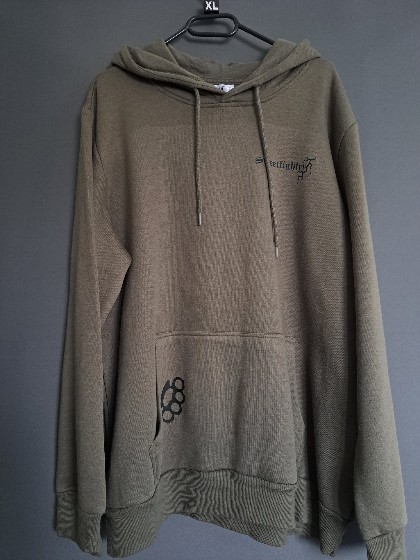 Hoodie Streetfighter Schlagring Klagt nicht,kämpft!