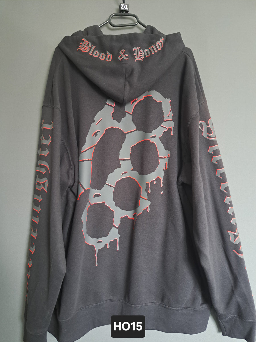 Hoodie SF Schlagring blutig Blood & Honor