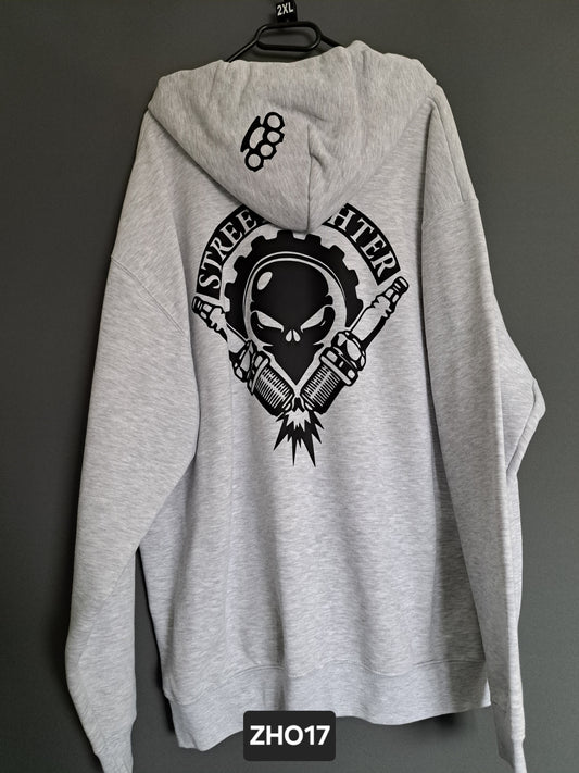 Zip-Hoodie SF Totenkopf Zündkerzen