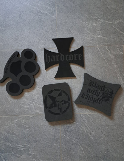 Sitzpad/Sitzplatte Eis. Kreuz hardcore Moosgummi 8mm