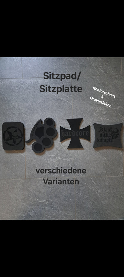 Sitzpad/Sitzplatte SF Schlagring Moosgummi 12mm
