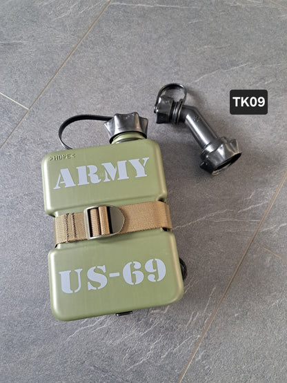 Tankkanister 1000ml (M) inkl. Universalhalter Dekor ARMY