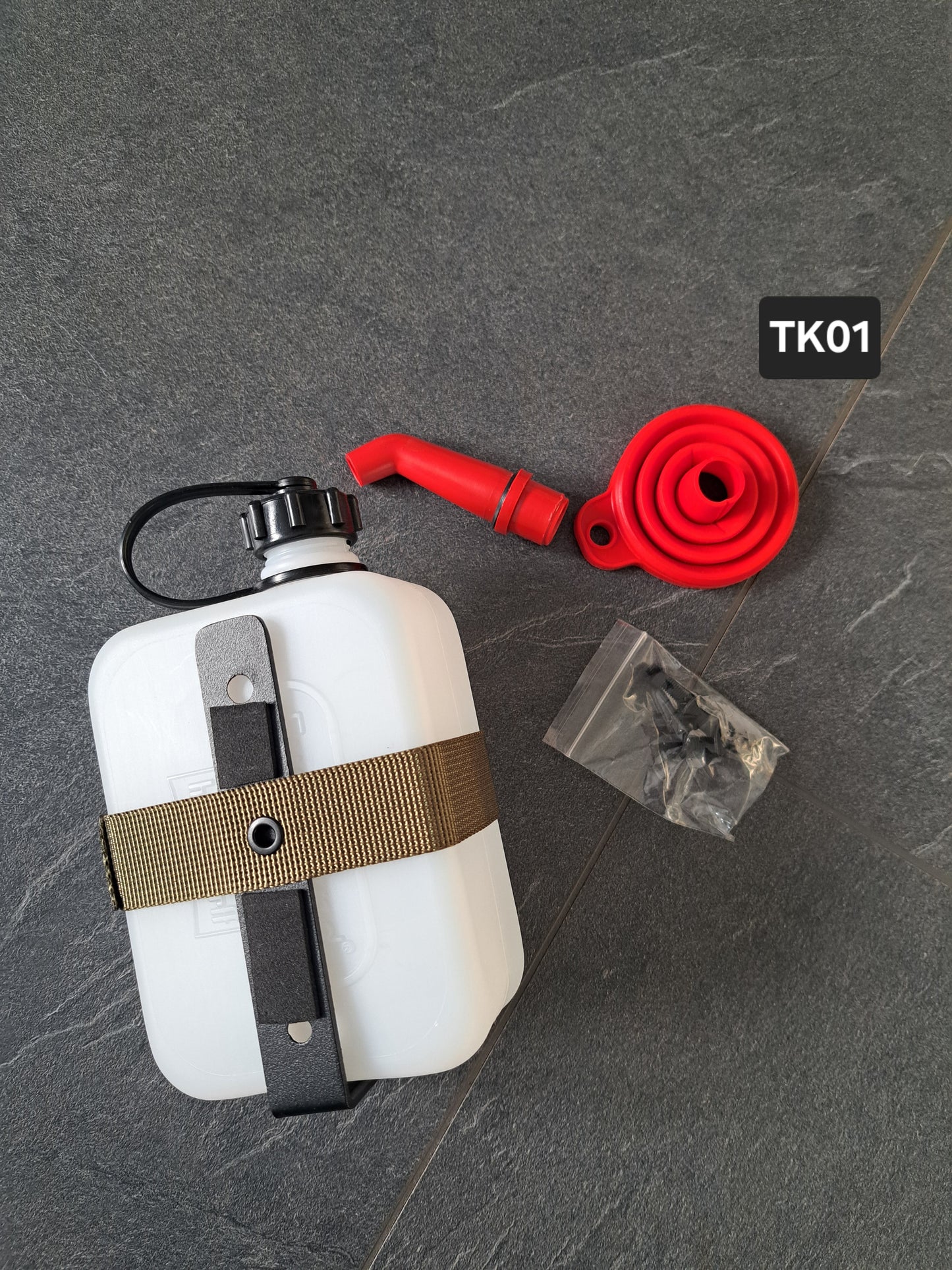 Tankkanister 500ml (S) inkl. Universalhalter Dekor