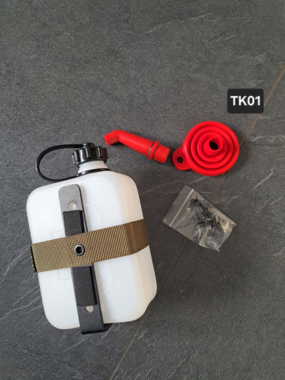 Tankkanister 500ml (S) inkl. Universalhalter Dekor