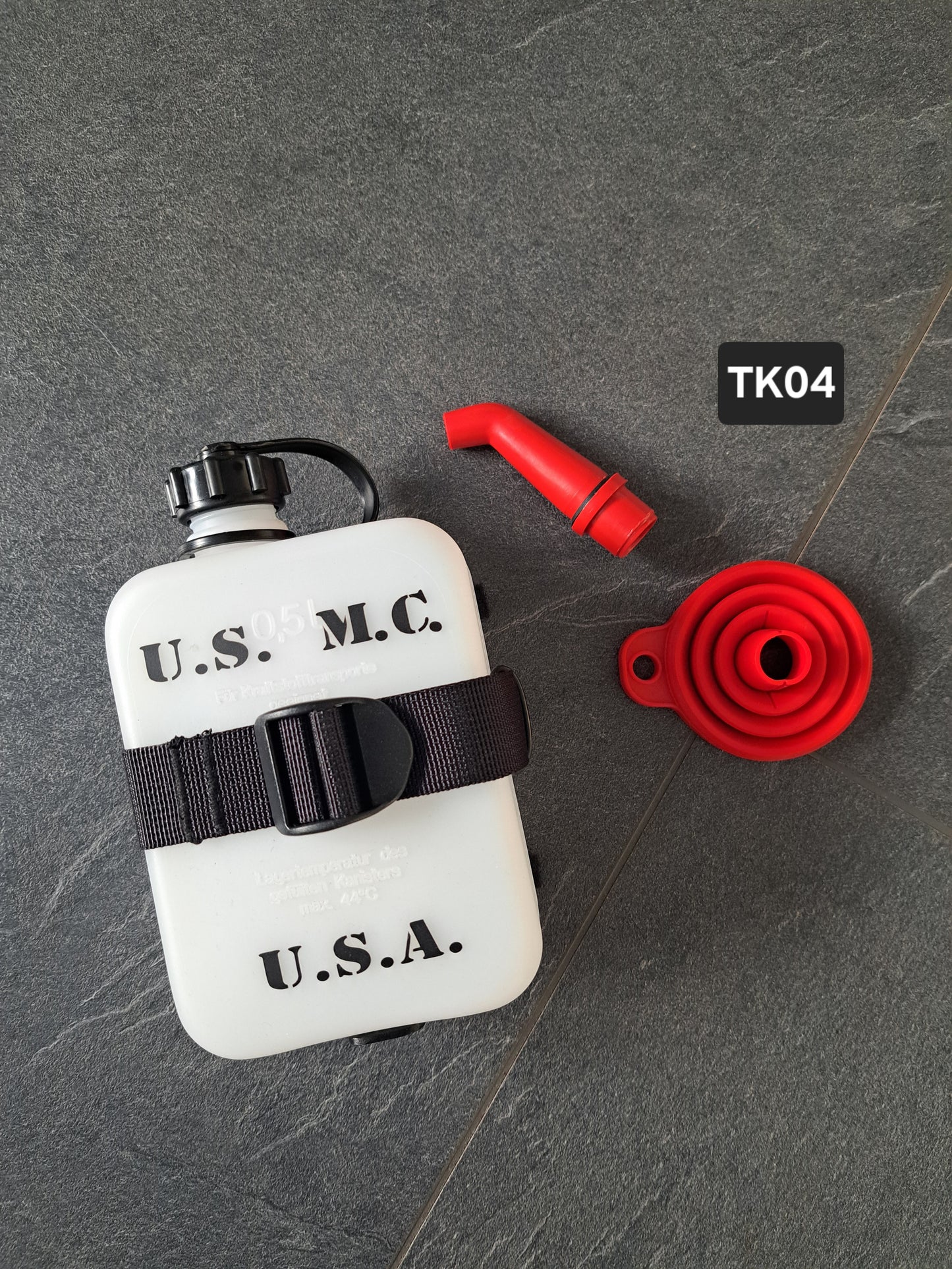 Tankkanister 500ml (S) inkl. Universalhalter Dekor U.S. M.C. U.S.A.