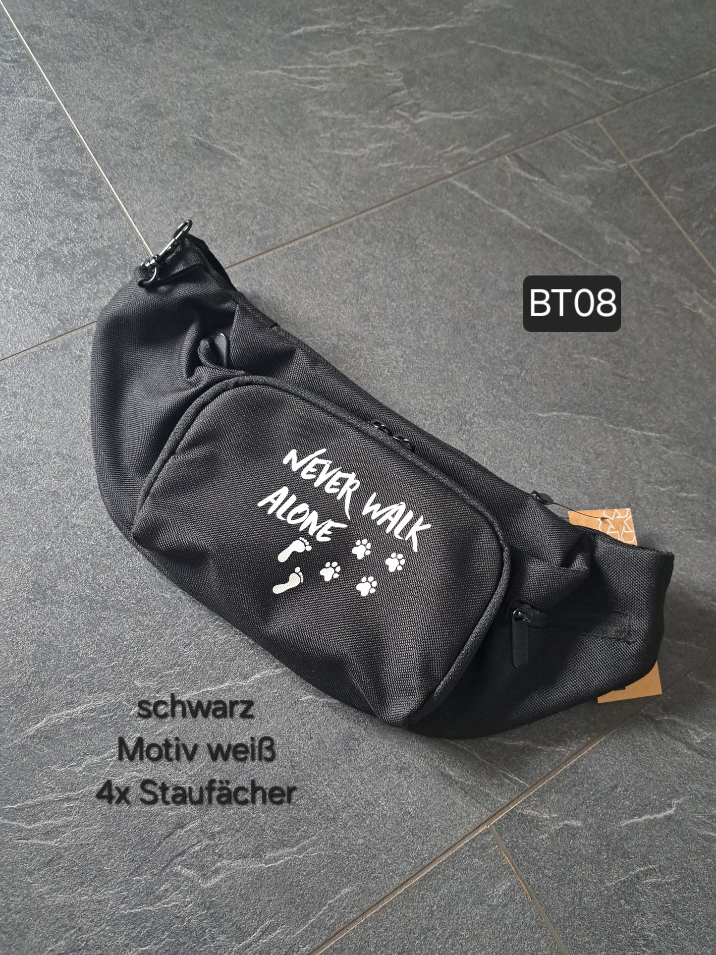 Bauchtasche Never walk alone