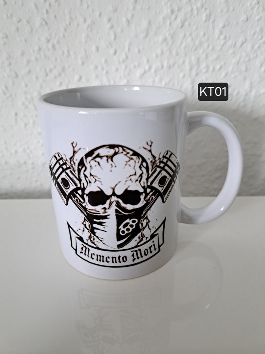 Kaffeetasse Memento Mori