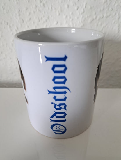 Kaffeetasse Punisher Oldschool blau