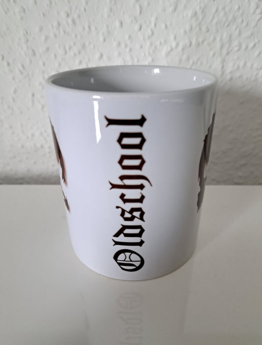 Kaffeetasse Punisher Oldschool schwarz