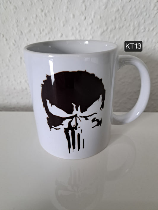 Kaffeetasse Punisher Oldschool grün