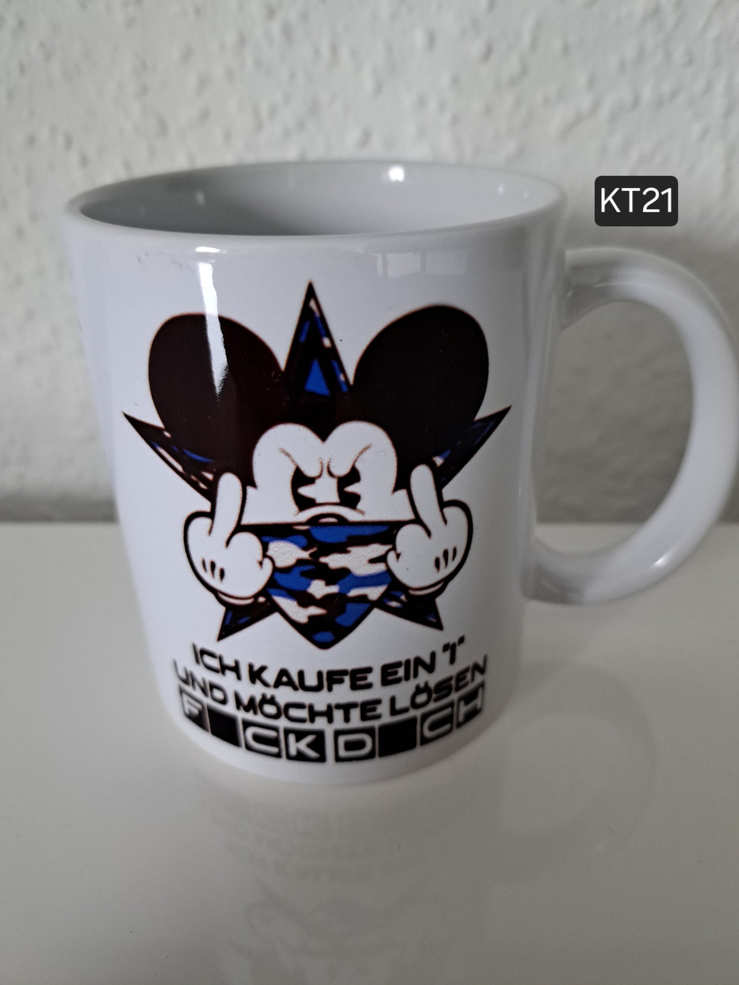 Kaffeetasse MM Ich kaufe ein I