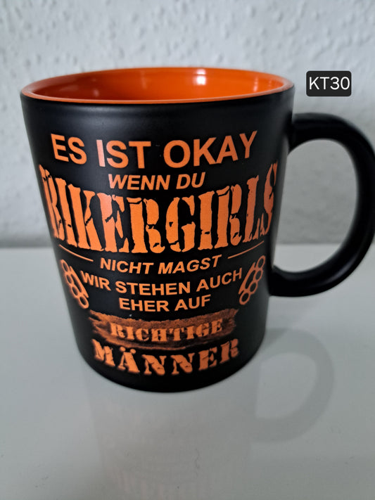 Kaffeetasse Bikergirls