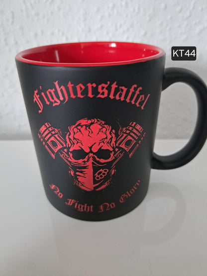 Kaffeetasse Fighterstaffel No Fight No Glory