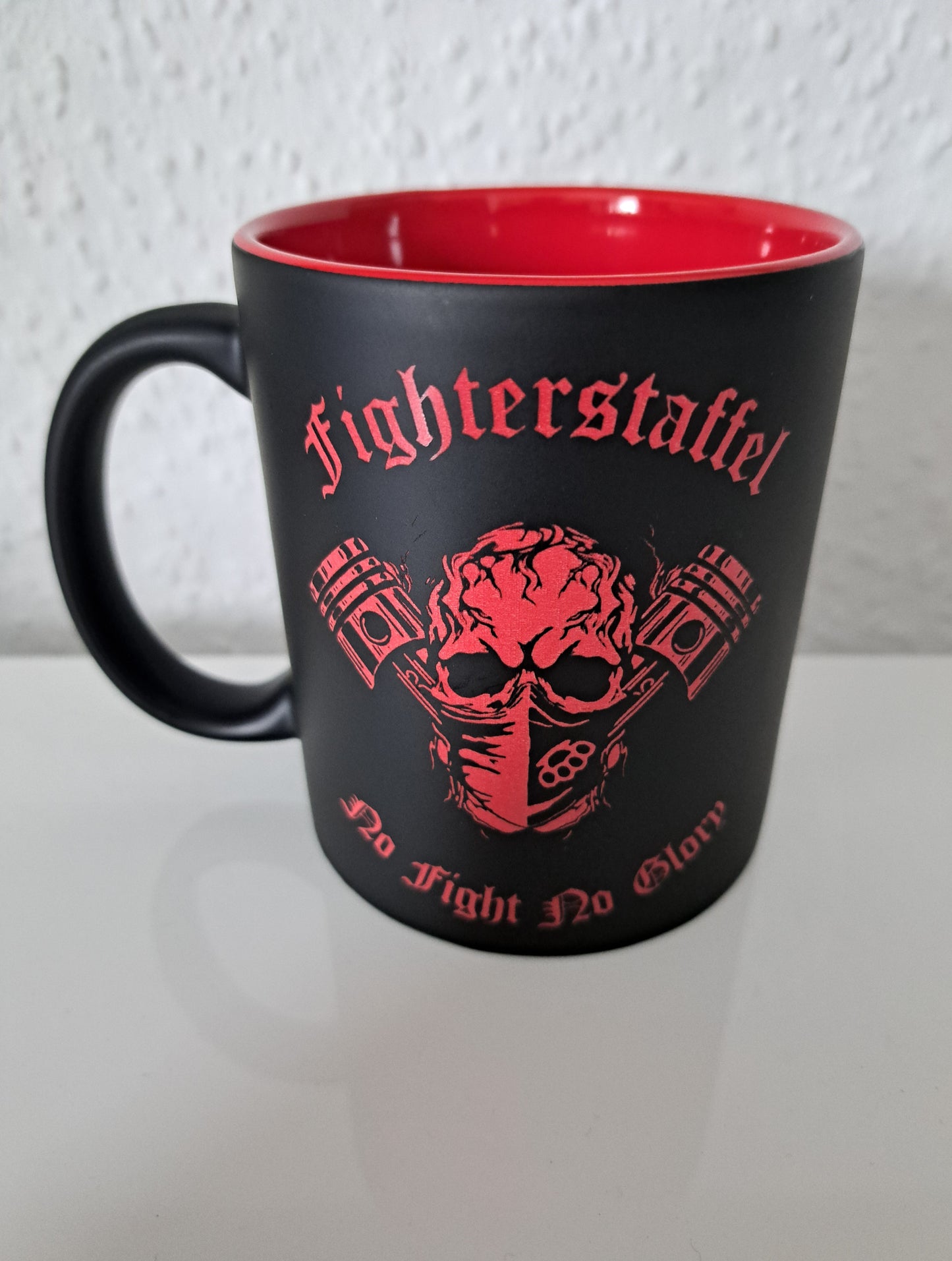 Kaffeetasse Fighterstaffel No Fight No Glory
