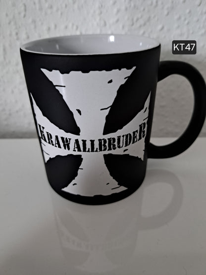 Kaffeetasse Krawallbruder Kreuz