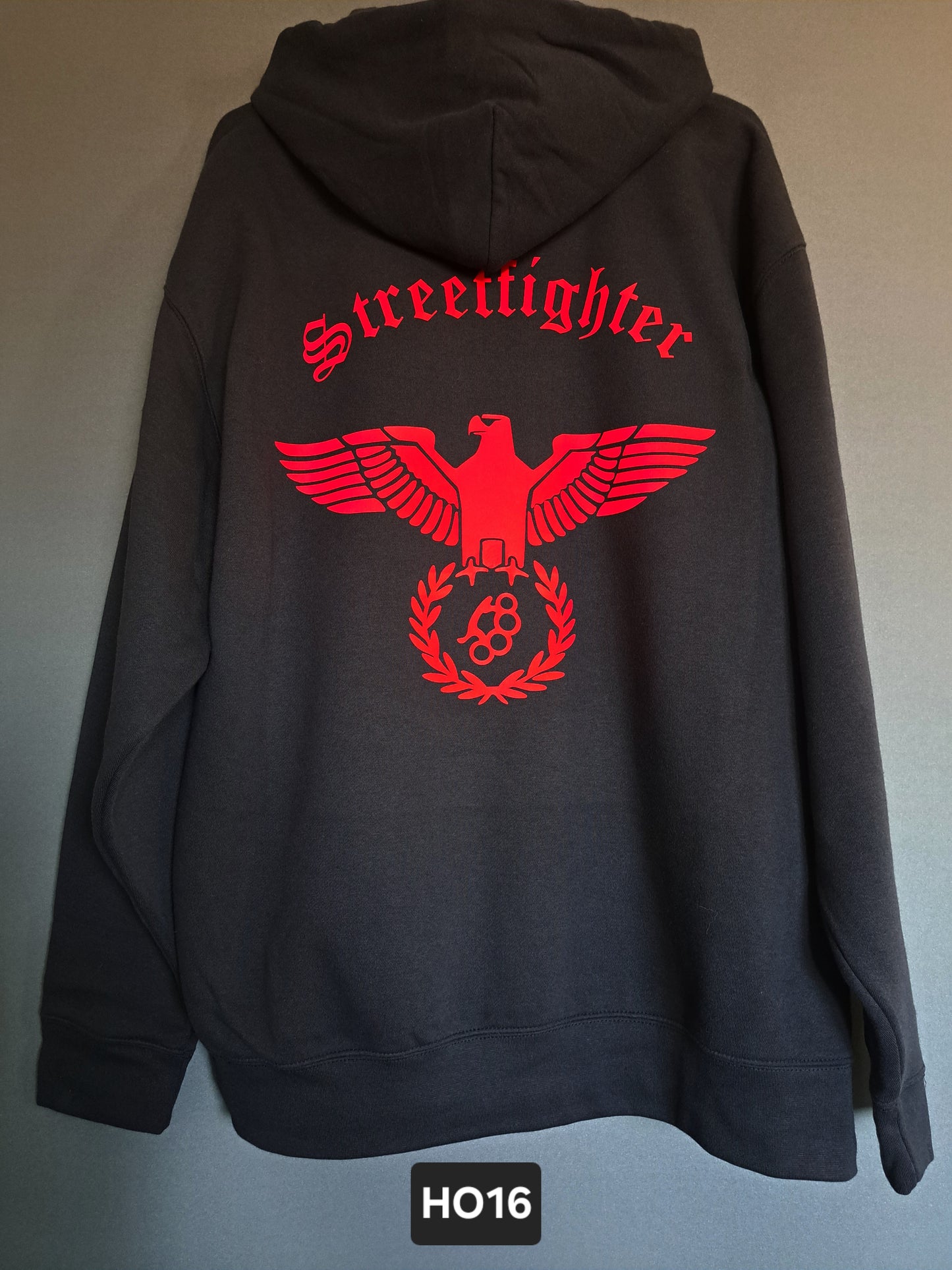 Hoodie Streetfighter Adler Schlagring