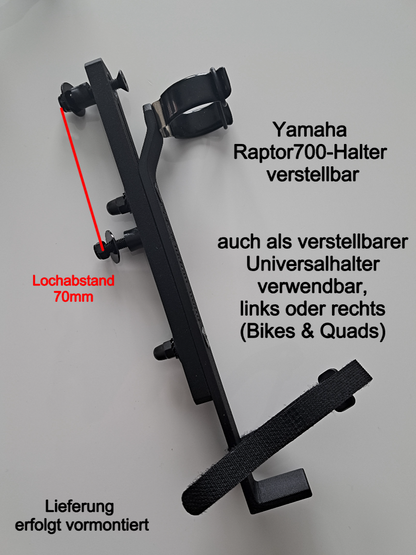 Yamaha Raptor700-Halter verstellbar