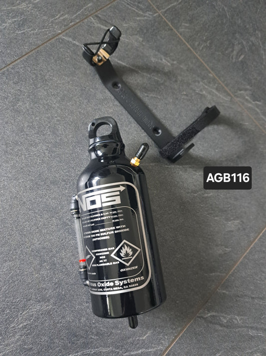 Ausgleichsbehälter "NOS-BLACK" Gravurdekor