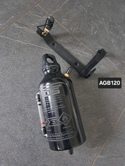 Ausgleichsbehälter "NOS-BLACK" Gravurdekor dezent