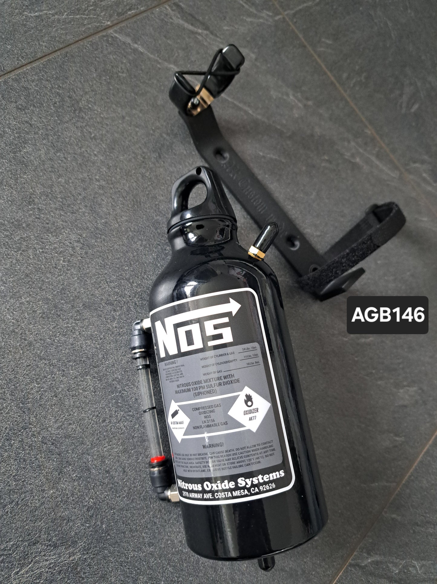 Ausgleichsbehälter NOS "Black-Edition" Dekoraufkleber schwarz