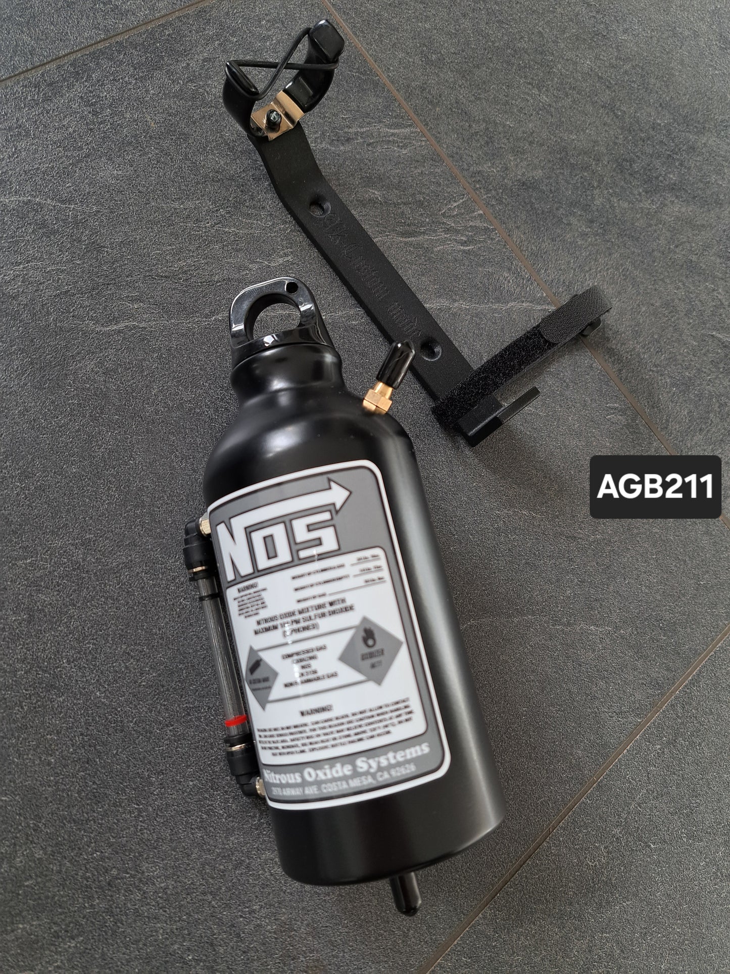 Ausgleichsbehälter NOS "Black-Edition" Dekoraufkleber grau