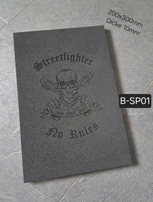 Sitzpad/Sitzplatte Streetfighter Moosgummi 10mm