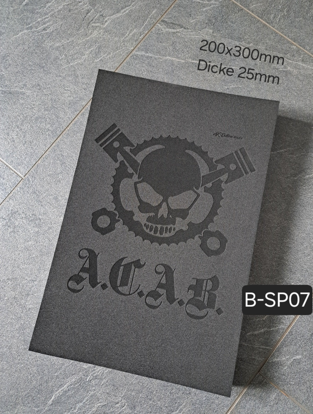 Sitzpad/Sitzplatte Streetfighter Moosgummi 25mm
