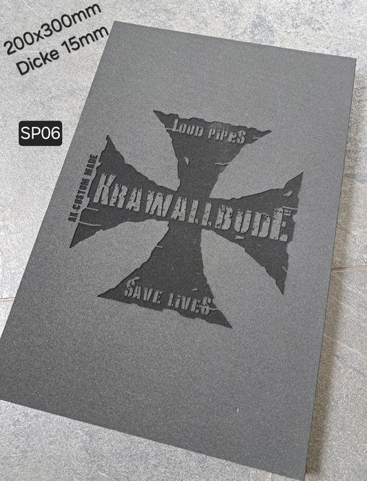 Sitzpad/Sitzplatte Streetfighter Moosgummi 15mm