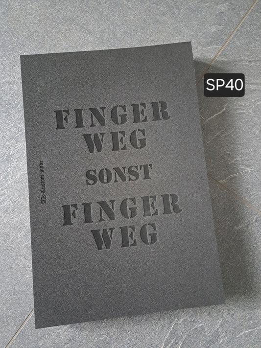 Sitzpad/Sitzplatte Streetfighter Moosgummi 25mm