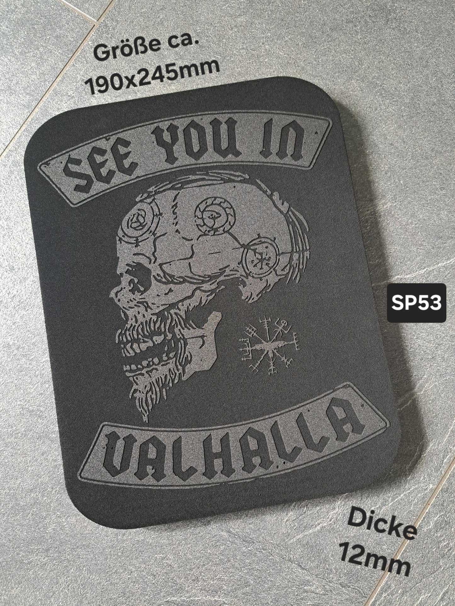 Sitzpad/Sitzplatte Valhalla Moosgummi 12mm