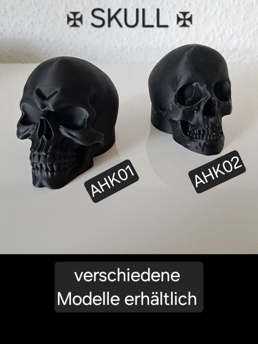 AHK Abdeckung SKULL Modell 1