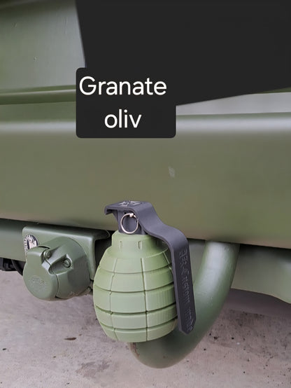 AHK Abdeckung Granate oliv